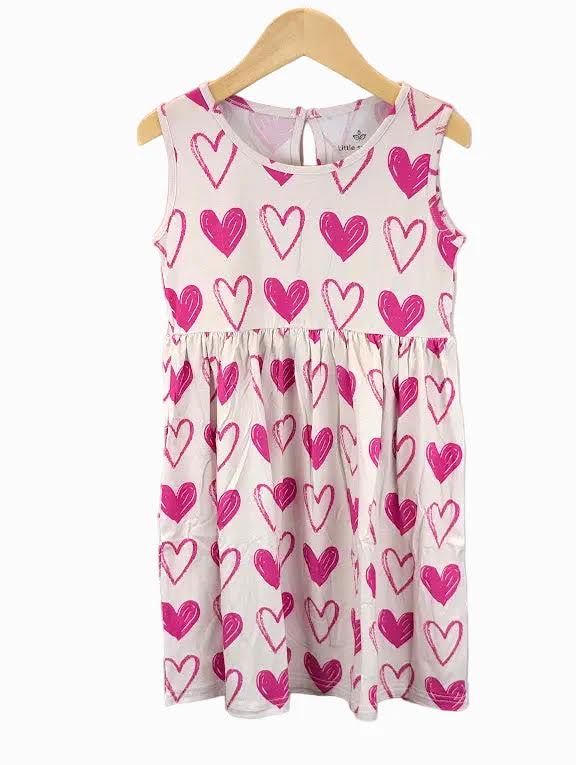 Sweet Pea Hearts Bamboo Dress