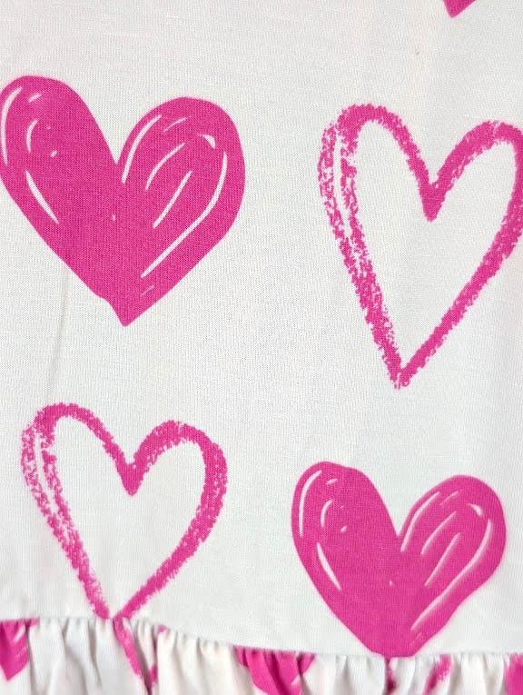 Sweet Pea Hearts Bamboo Dress