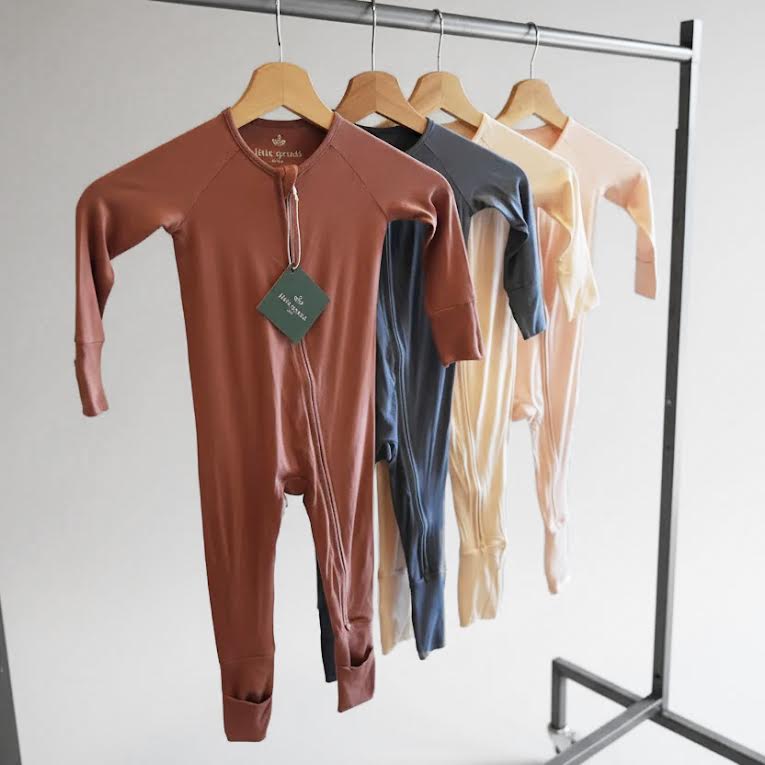 Little Sprouts Bamboo Romper - Earth Tones Collection