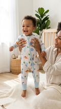 Dino Friends Zip Romper