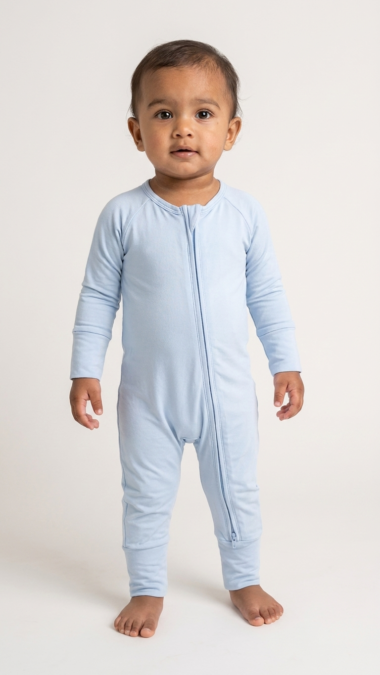 Sky Bamboo Zippy Romper