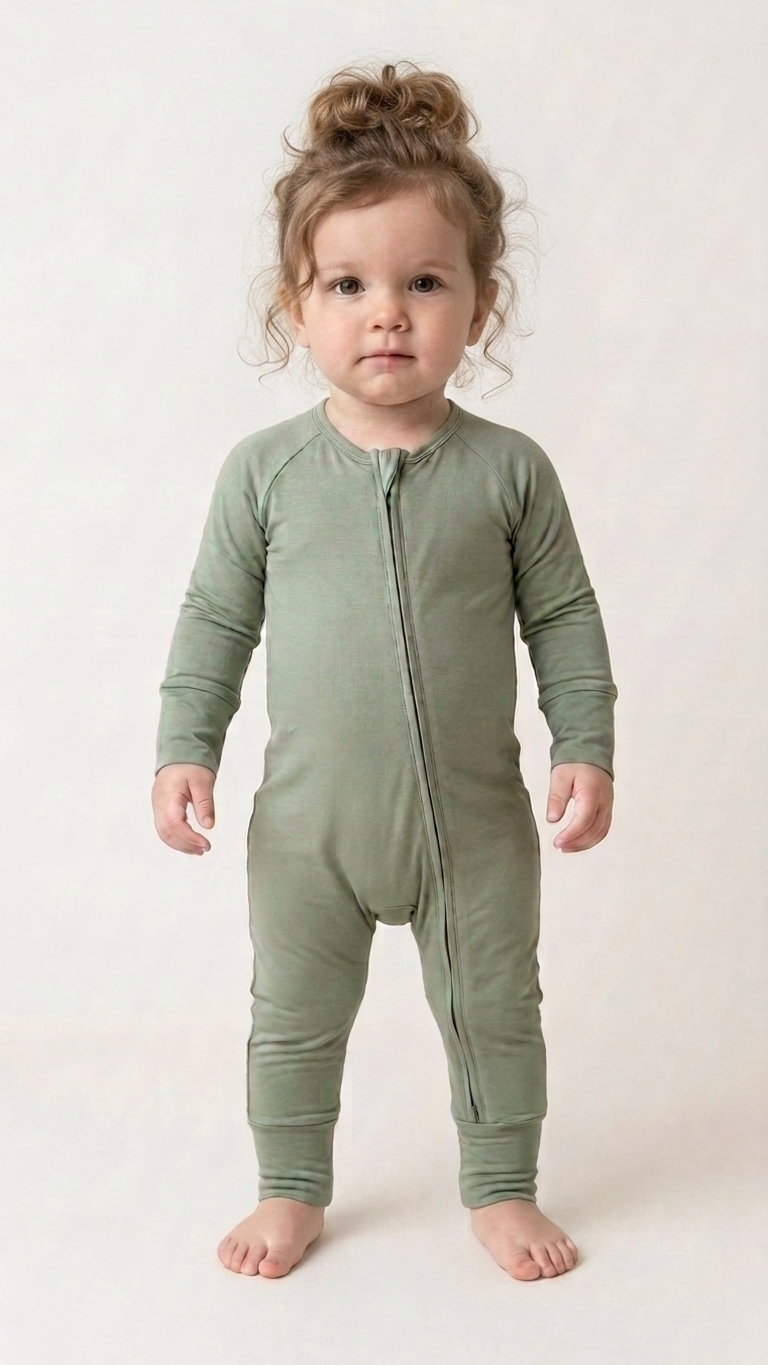 Wild Sage Bamboo Zippy Romper
