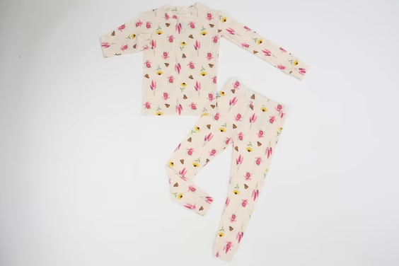 Wildflower Garden Bamboo Two-Piece Set