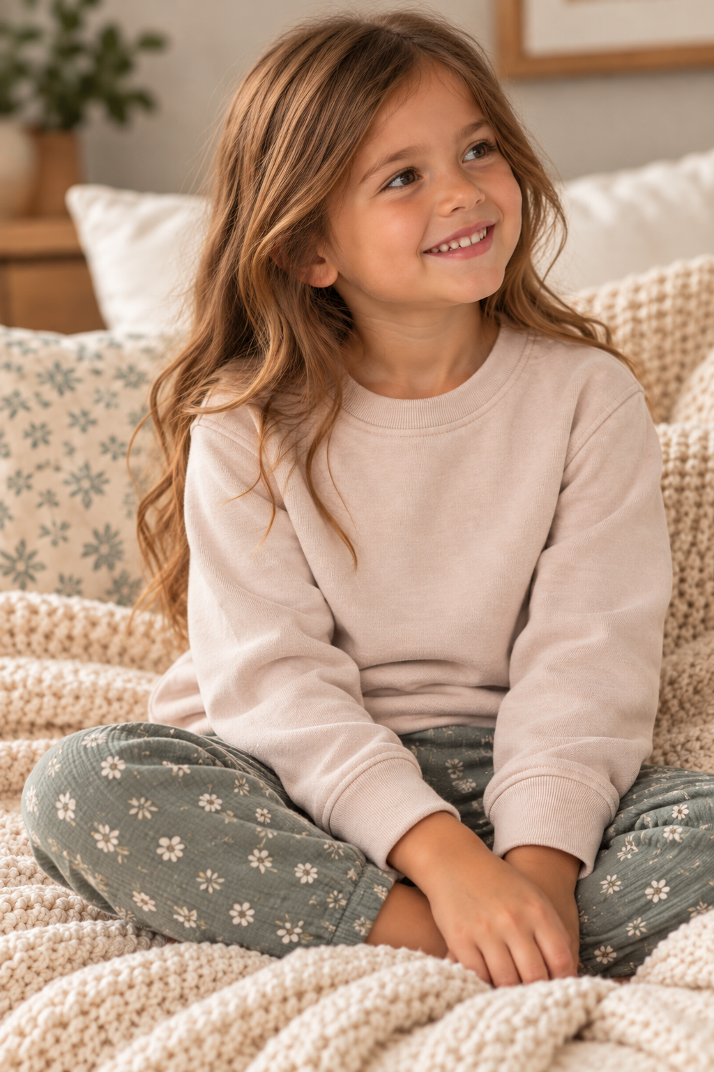 Soft Sand Bamboo Crewneck Sweatshirt