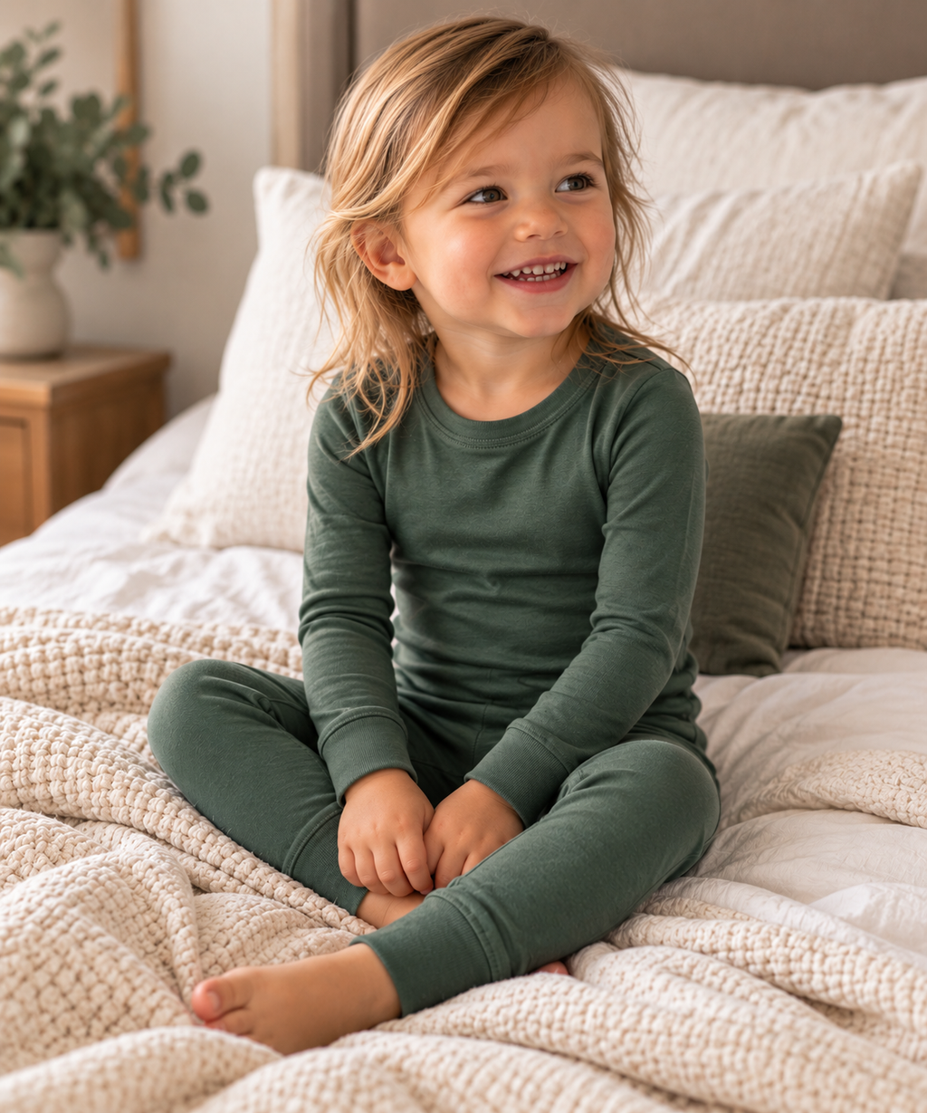 Forest Sage Bamboo Two-Piece Pajama Set