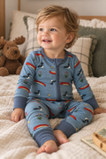 Minnesota Loon Bamboo Zippy Romper