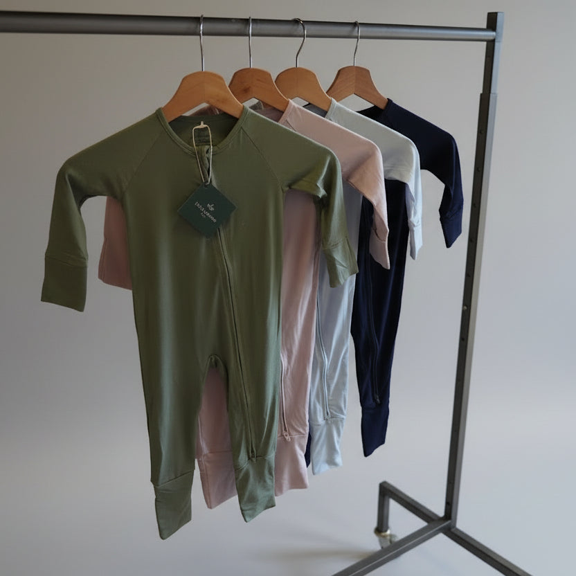 Little Sprouts Bamboo Romper - Garden Collection