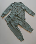 Little Sprouts Bamboo Two Piece Button Top
