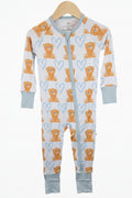 Teddy Bear Hearts Zip Romper