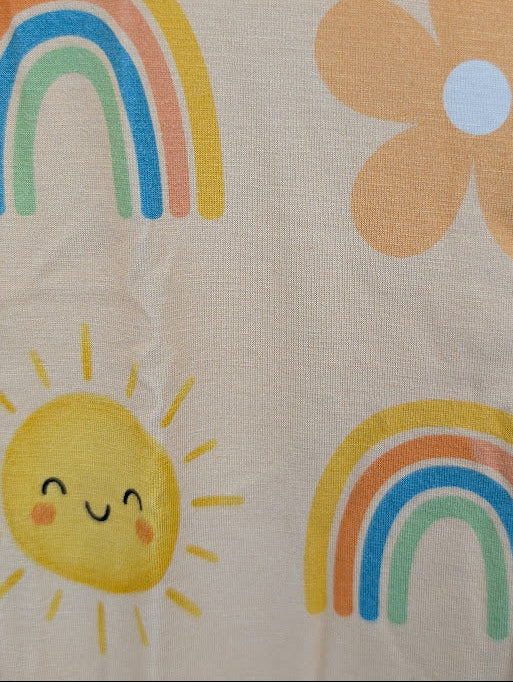 Sunshine & Rainbows Zip Romper