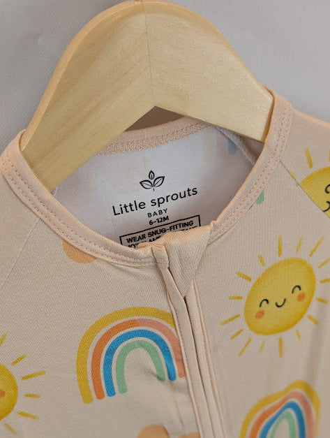 Sunshine & Rainbows Zip Romper