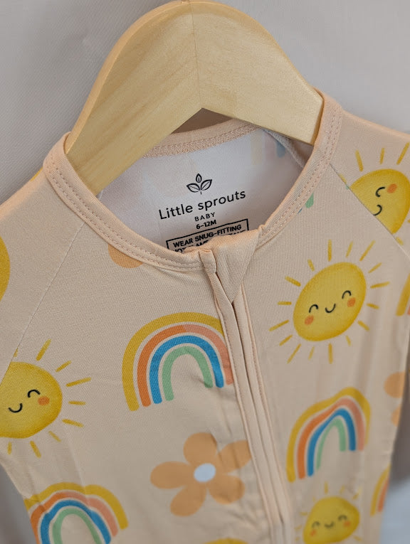 Sunshine & Rainbows Zip Romper