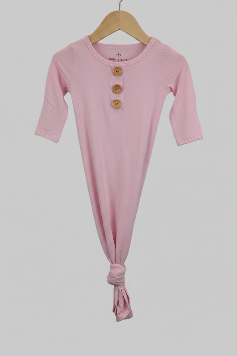 Knotted Baby Gown — Petal