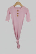 Knotted Baby Gown — Petal