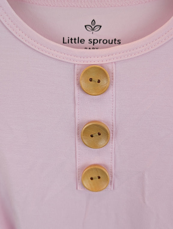 Knotted Baby Gown — Petal