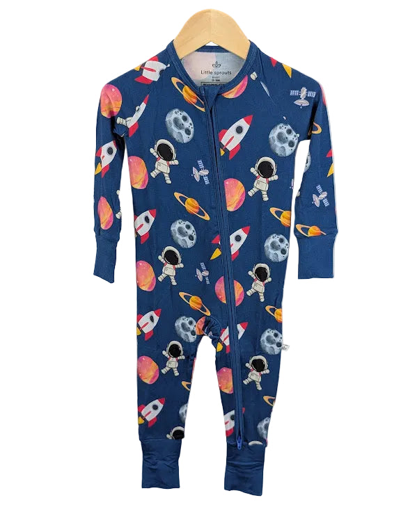 Space Explorer Zip Romper