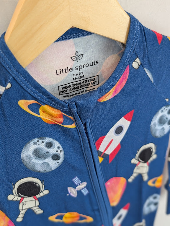 Space Explorer Zip Romper