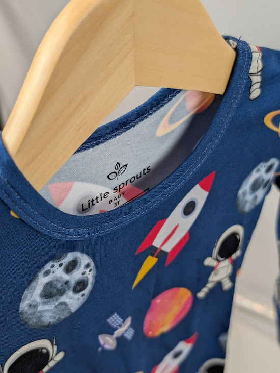Space Explorer Two-Piece Pajama Set