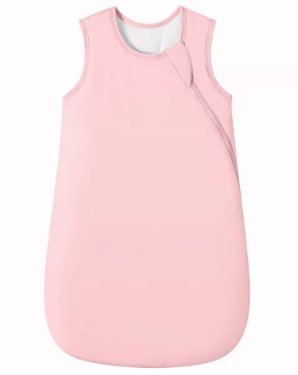 Soft Pink 1.0 TOG Sleep Sack - Bamboo Baby Sleeping Bag