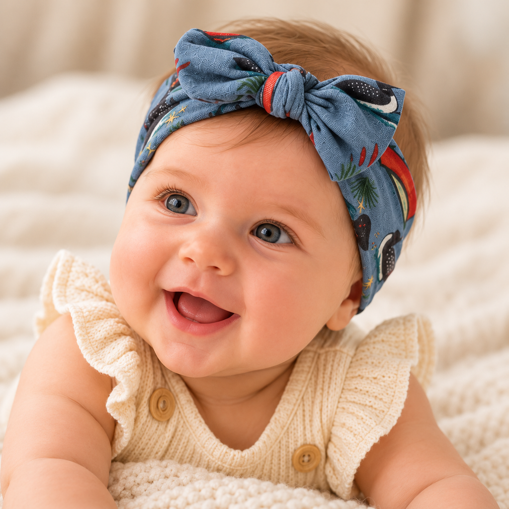 Minnesota Loon Bamboo Bow Headband