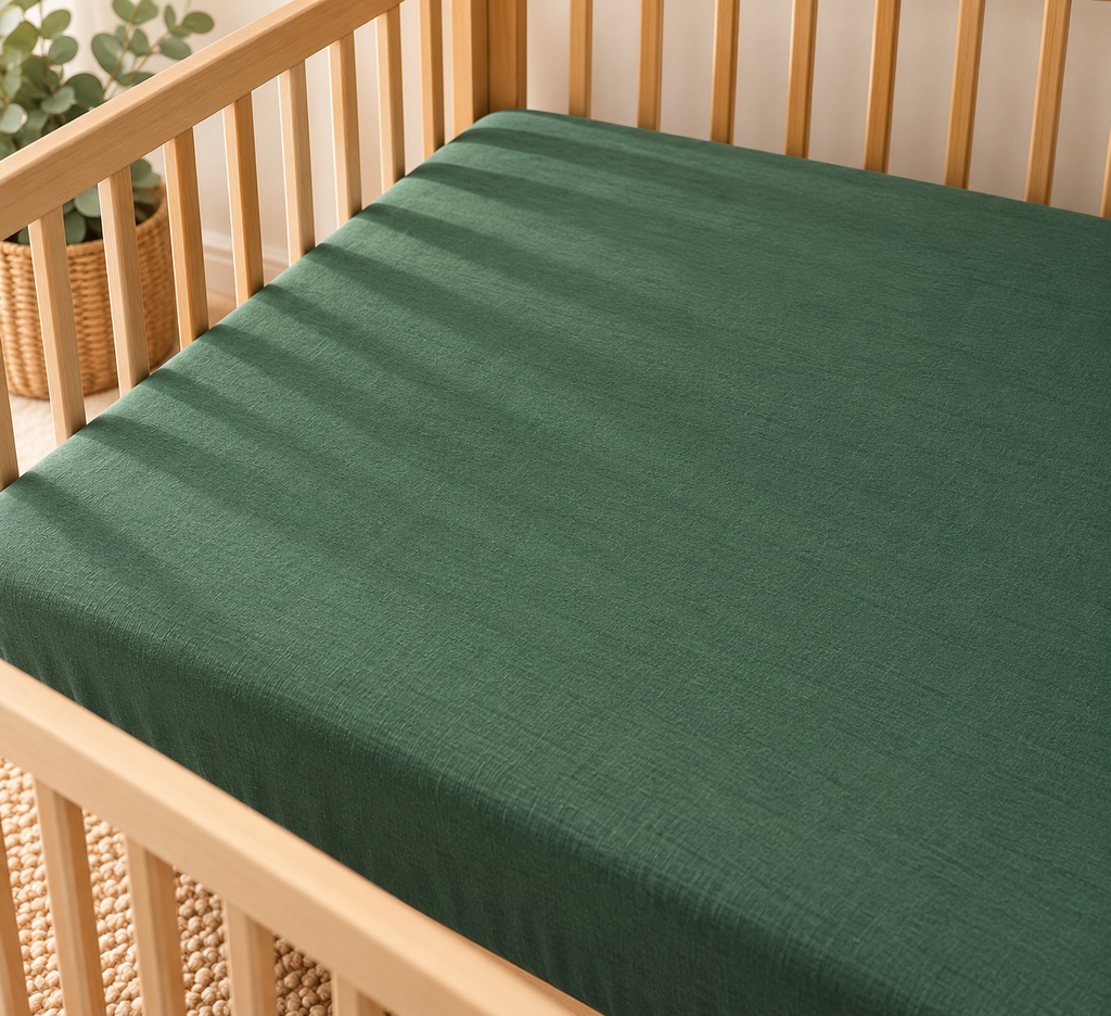 Forest Sage Bamboo Crib Sheet