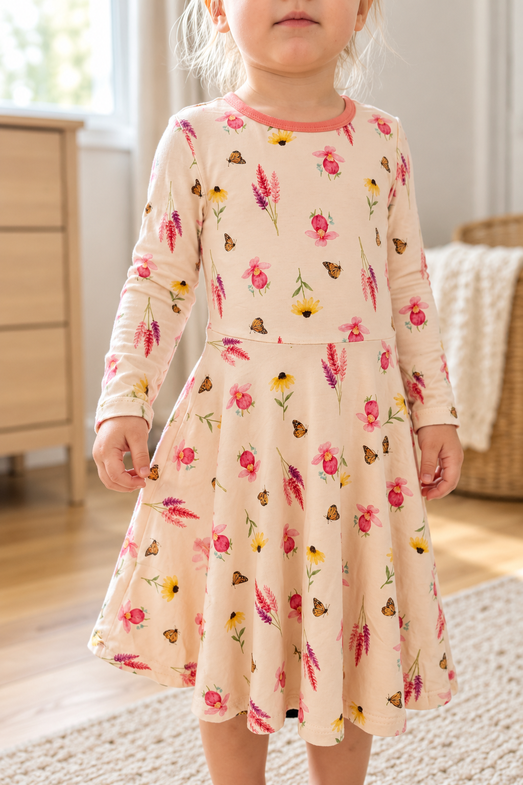 Wildflower Meadow Bamboo Twirl Dress