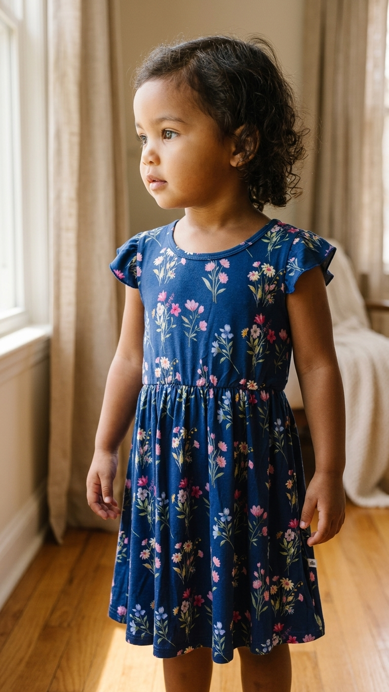 Blossom Bamboo Twirl Dress