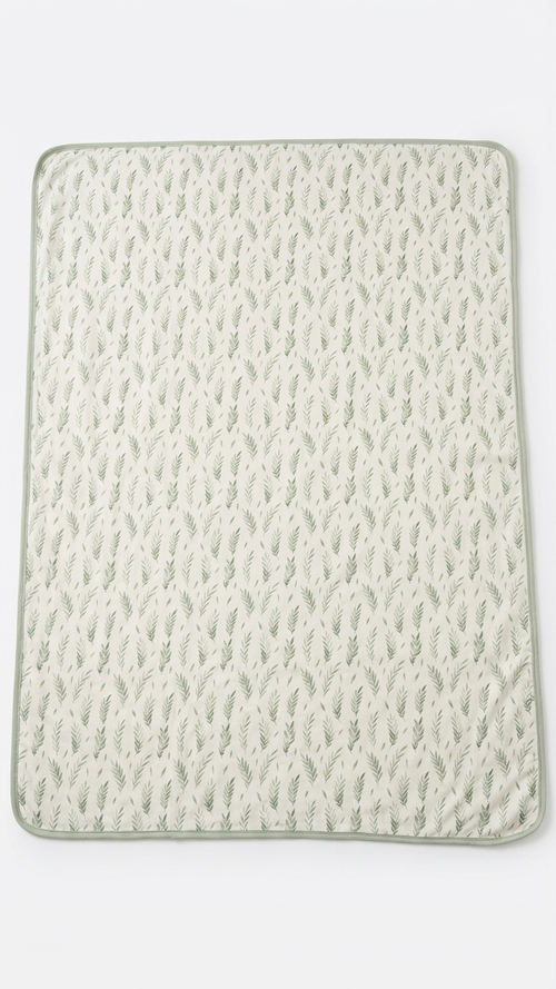 Botanical Leaf Bamboo Baby Blanket 1.0 TOG