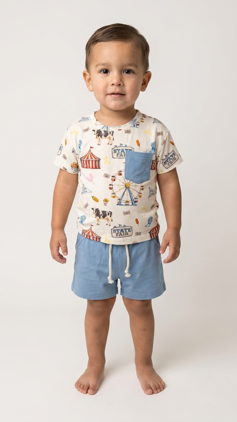 Meet Me at the Fair Tee + Short Set