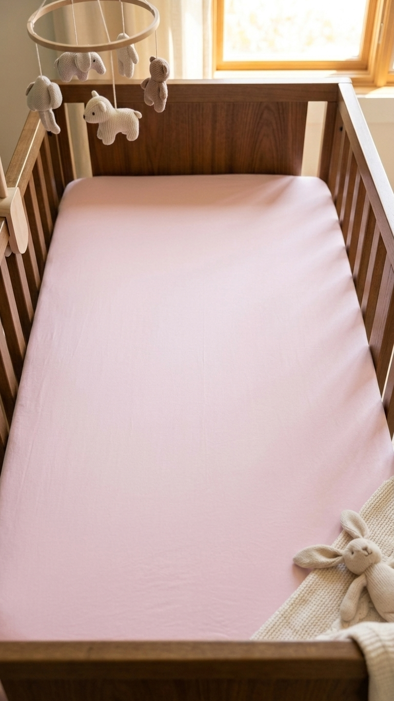 Petal Bamboo Crib Sheet