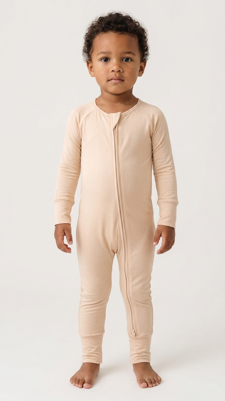 Apricot Bamboo Zippy Romper