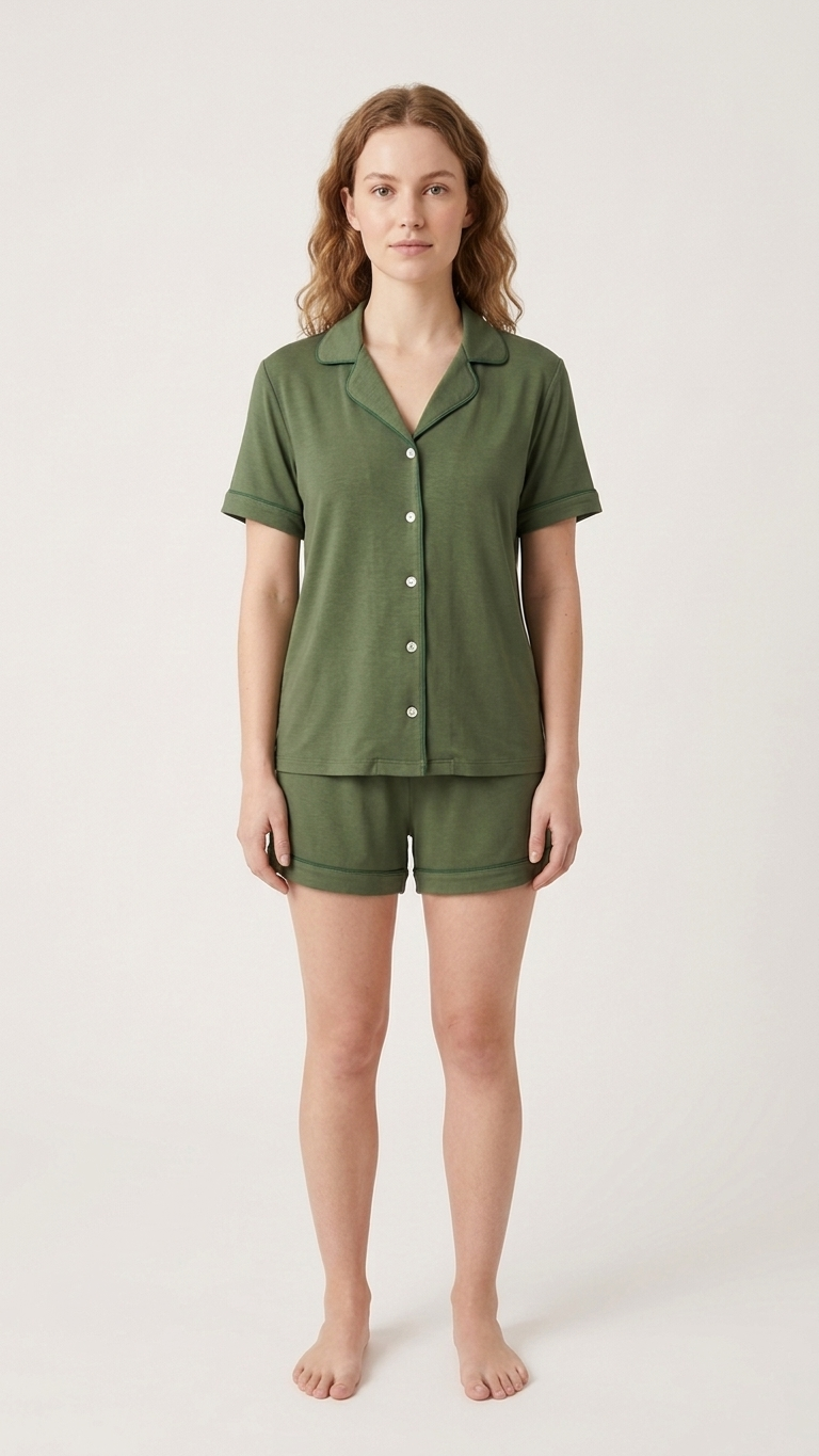Forest Sage Women's Bamboo Pajama Set