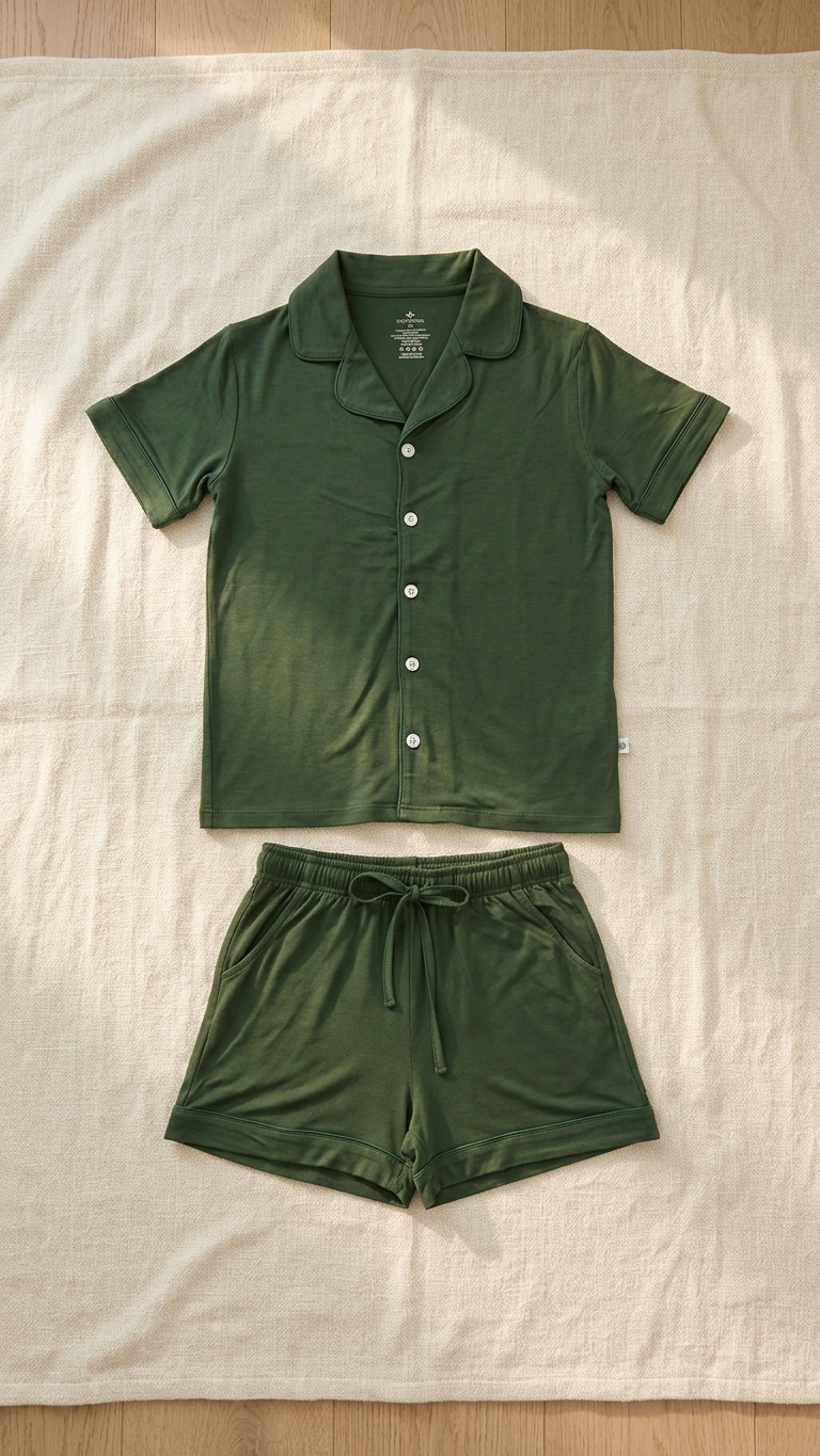 Forest Sage Women's Bamboo Pajama Set