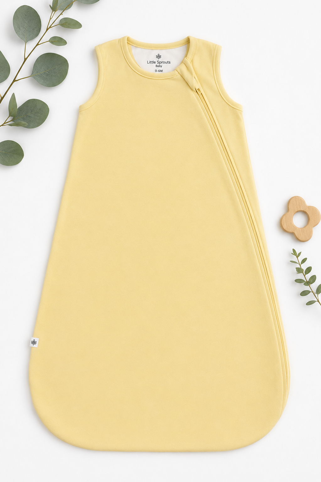 Butter Yellow Bamboo Sleep Bag - 1.0 TOG