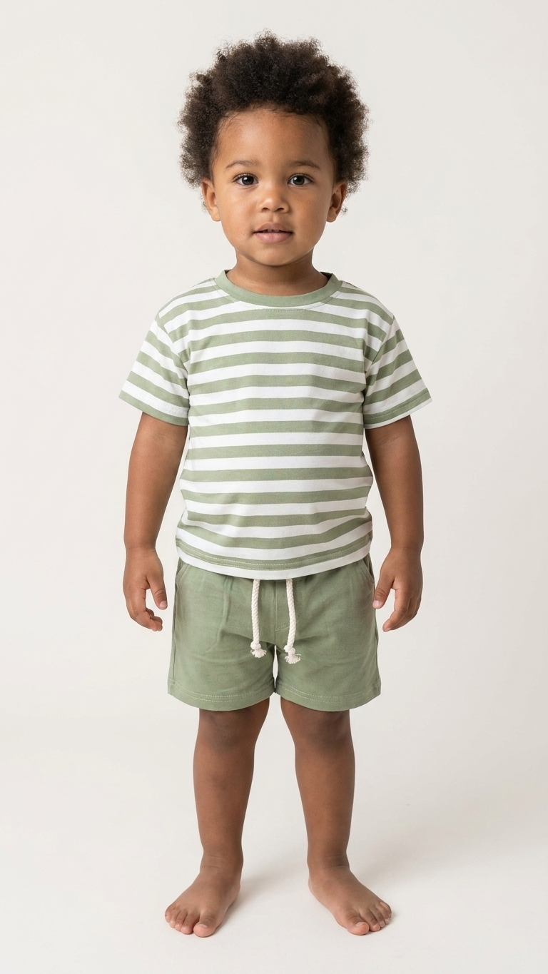 Cedar Stripe Short Set