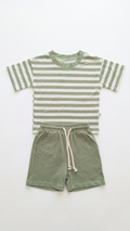 Cedar Stripe Short Set