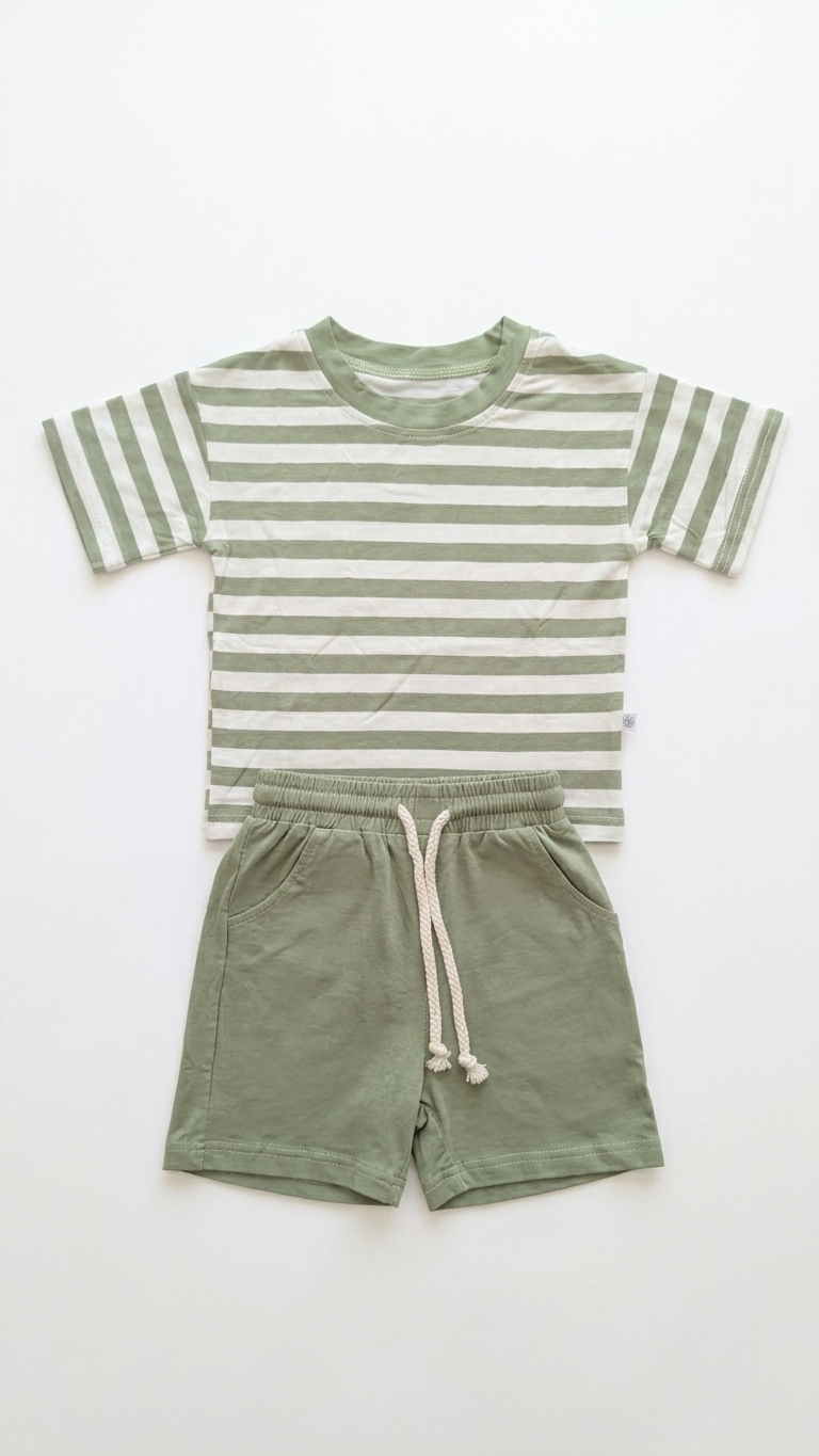 Cedar Stripe Short Set