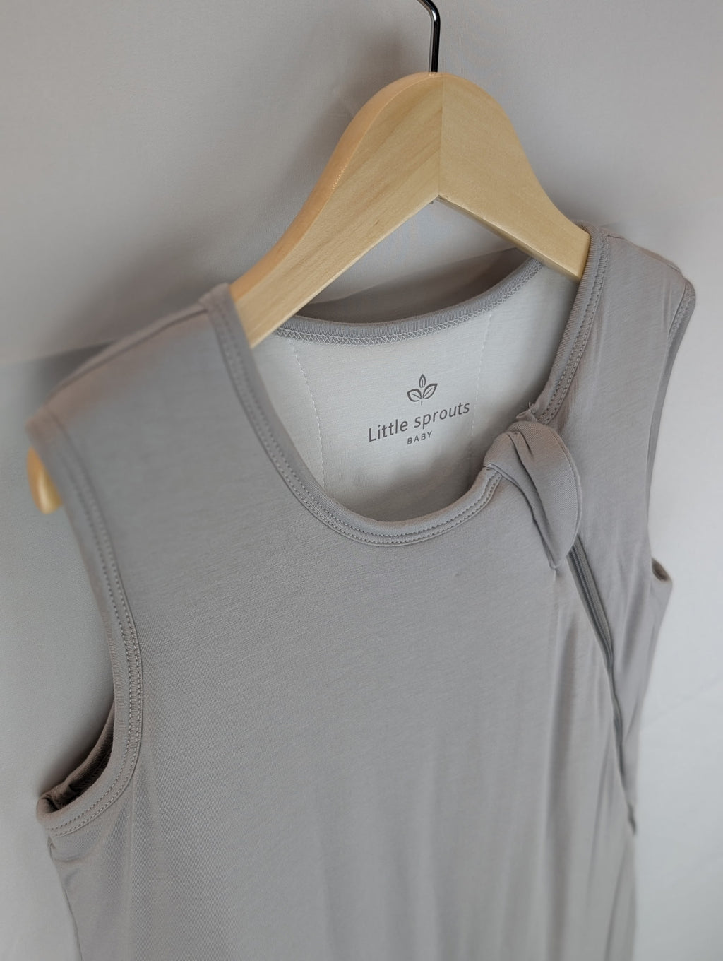 Light Gray 1.0 TOG Sleep Sack - Bamboo Baby Sleeping Bag