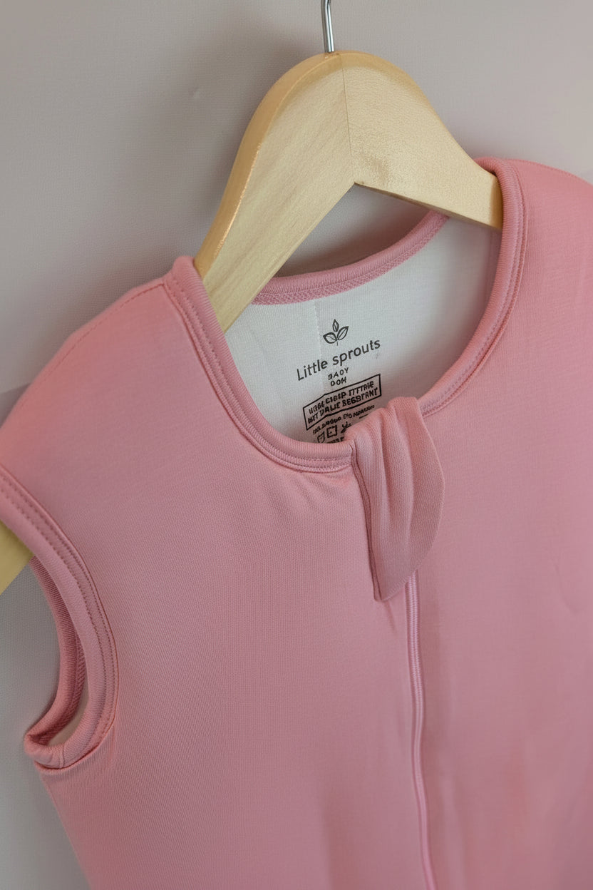 Guava Pink 1.0 TOG Sleep Sack - Bamboo Baby Sleeping Bag